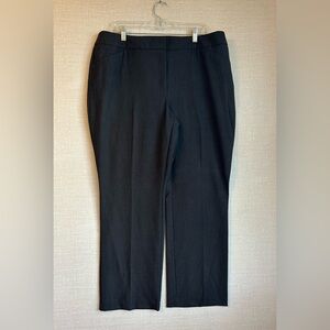 CHICOS Womens Trouser Pant Size 3/US 16 Short Heathered Grey NEW WITH TAG